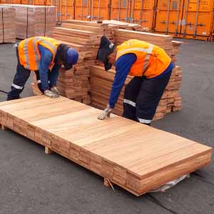 Exportación de madera - Frisas o Tablillas S4S